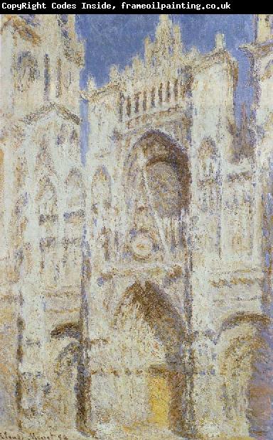 Claude Monet The sun of the main entrance of the Rouen Cathedral